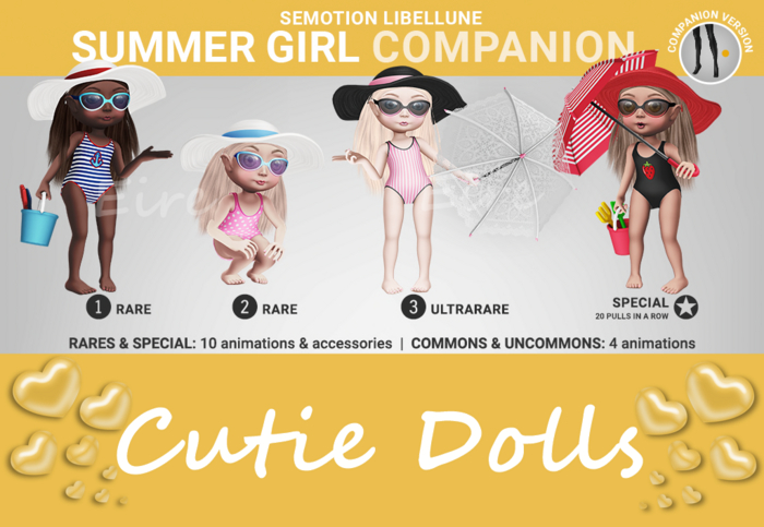 SEmotion Libellune Summer Girl Companion RARE 01