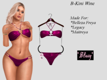 *BSASSY* STORE SPECIAL B-KINI BIKINI WINE