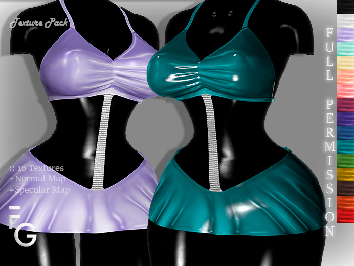 .Fragile. PACK II-16 Textures for SHINE DRESS MEREDITH