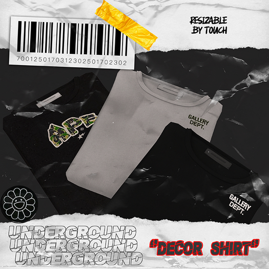 "U-G. DECOR SHIRT" [BUNDLE] [ADD]
