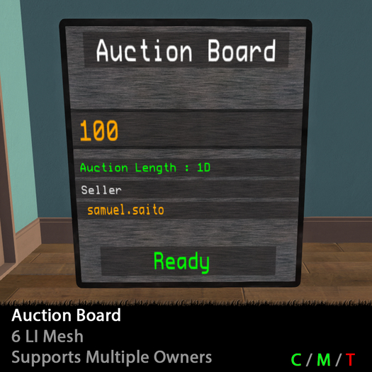 [SRT] Auction Board (Box)