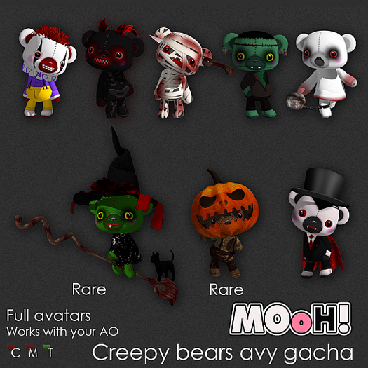 06 MOoH! Witch bear avatar RARE