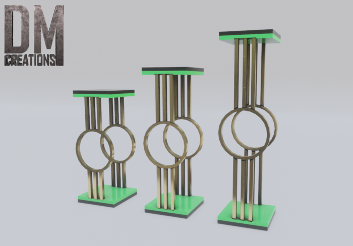 Circular shelf Full Perm Mesh