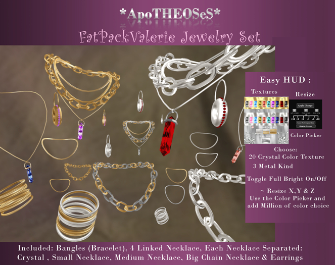  FATPACK  *AS* Valerie Jewelry Set