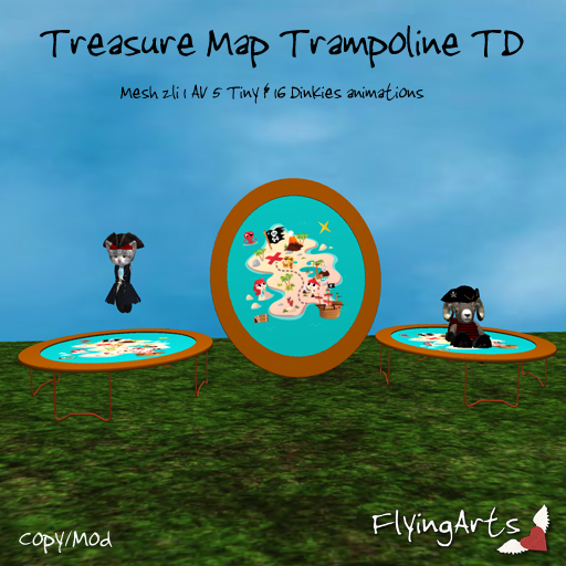 !FA! Treasure Map Trampoline TD