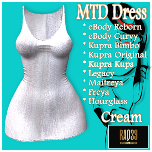 [R39] MTD Dress-Cream