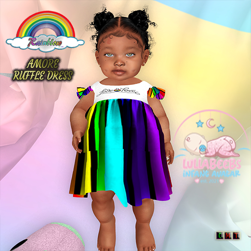 ((RBS)) Amore Ruffle Dress  -  LullaBeebs 