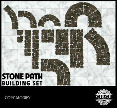 Second Life Marketplace - [Circe Creations] Stone Path Building Set