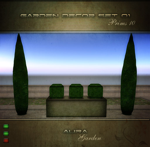 ***Aura***GardenDecorSet 01