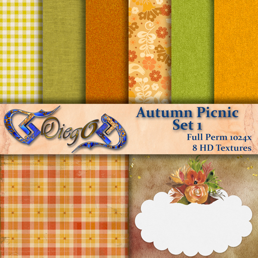 Diego Textures - Autumn Picnic Set 1