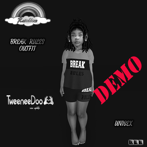 ((RBS)) BREAK  RULES OUTFIT - {TWEENEEDOO} *DEMO*