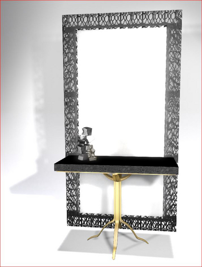 Veronica gold plated console 