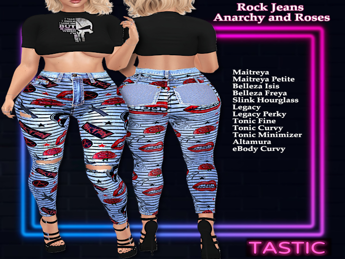 Tastic-Rock Jeans Anarchy and Roses 99L PROMO!!