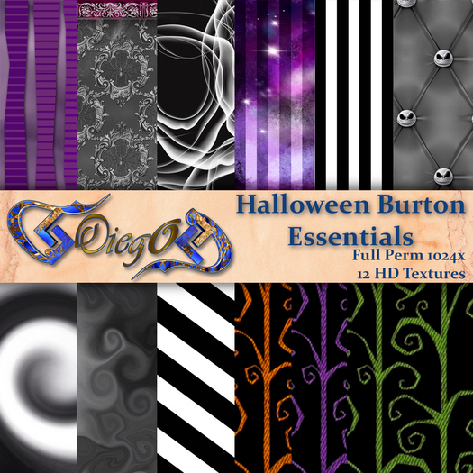 Diego Textures - Halloween Burton Essentials
