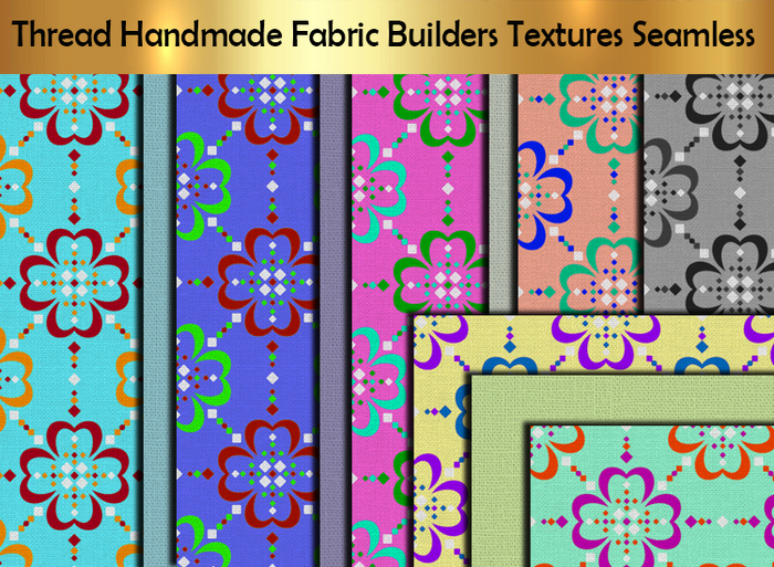Second Life Marketplace - Thread Handmade Fabric Builders Textures Seamless