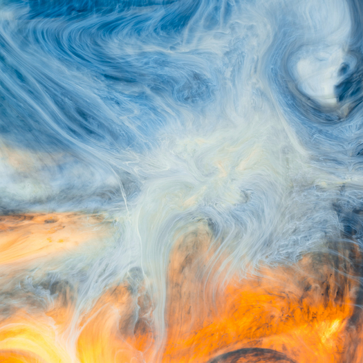 Blue Orange Backdrop