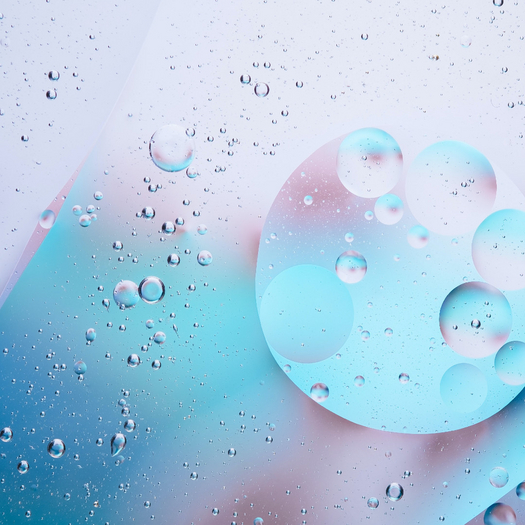 Blue Pink Bubble Backdrop