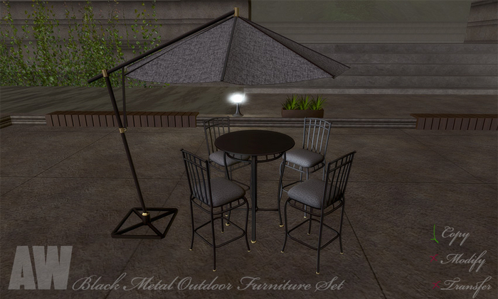 Torika Black Metal Outdoor