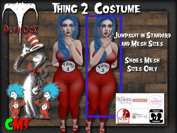 DEVILOCK - Thing 2 Costume (ADD TO UNPACK)
