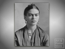 Frida Kahlo | Art Photo Poster | Mesh Clip Frame 