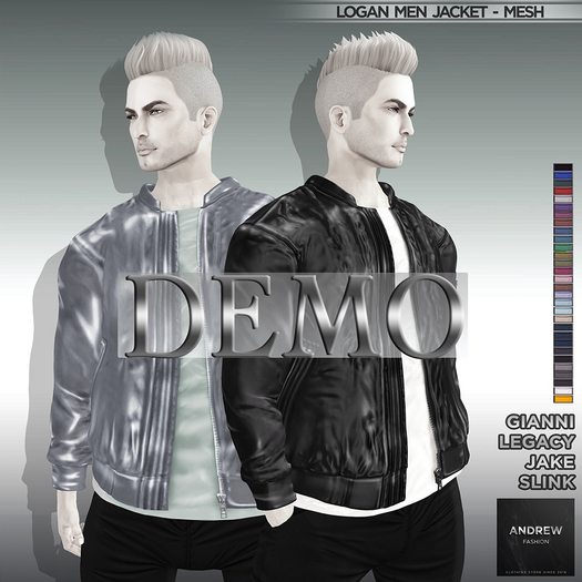 ::AF:: Logan Men Jacket [MESH] DEMO