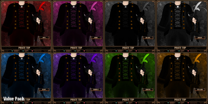 *C:K* Pirate Top - Value Pack