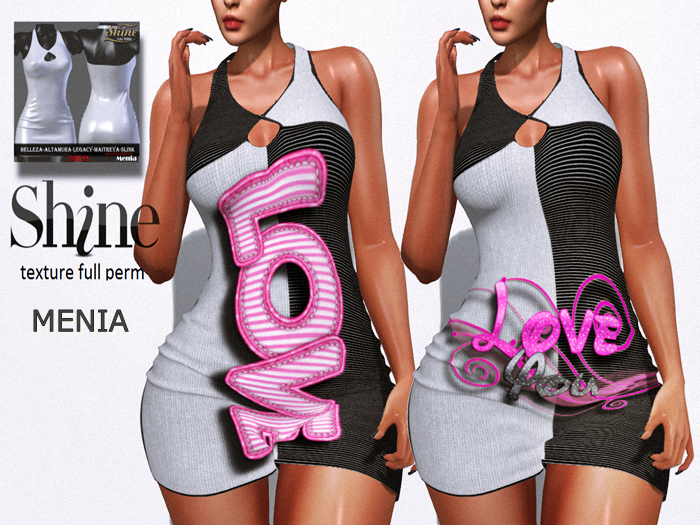 AJ  [SHINE FULL PERM] DRESS MENIA  _TEXTURE FULL PERM