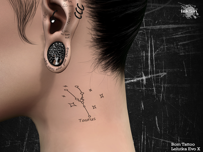 InkSin Taurus Constellation BOM Tattoo