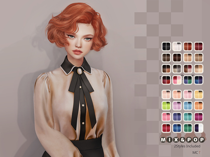[monso] Beth Hair /Mix & Pop