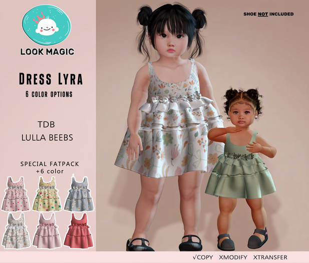 [Look Magic] Dress Lyra Blue_LB (add)