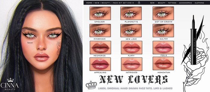 [Cinna Beauty] New Lovers Beauty Set 