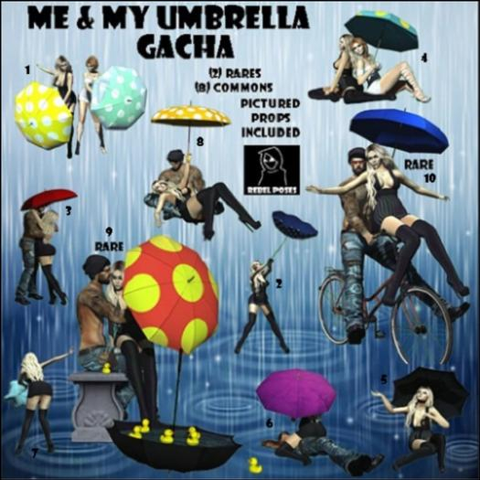 -RP- Me and My Umbrella Gacha RARE Pose #10