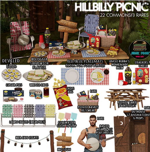 Junk Food - Picnic Basket RARE