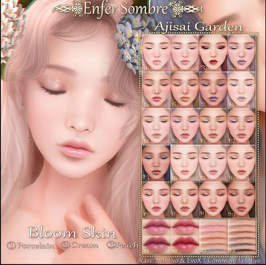 (Enfer Sombre*) LeLutka Evo Skin - Amber - Hydrangea {19}