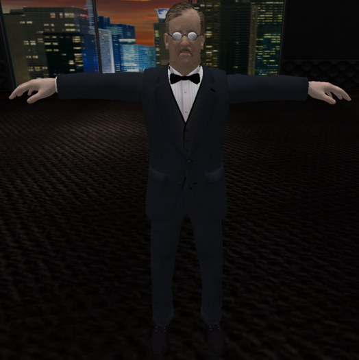 Second Life Marketplace - Full Perm Bento Butler male avatar in Tuxedo