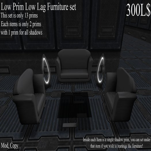 Low Prim Furniture set
