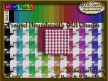 Frayed Houndstooth #01 Combo Seamless Texture Set