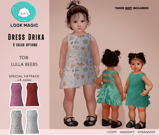 [Look Magic] Dress Drika lilac_TD (add )