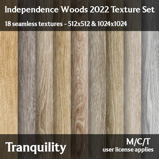Tranquility - Independence Woods 2022 Texture Set
