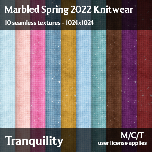 Tranquility - Marbled Spring/Summer 2022 Knitwear - Boxed