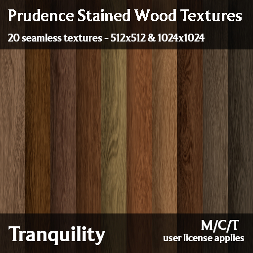 Tranquility - Prudence Stained Wood Textures v1