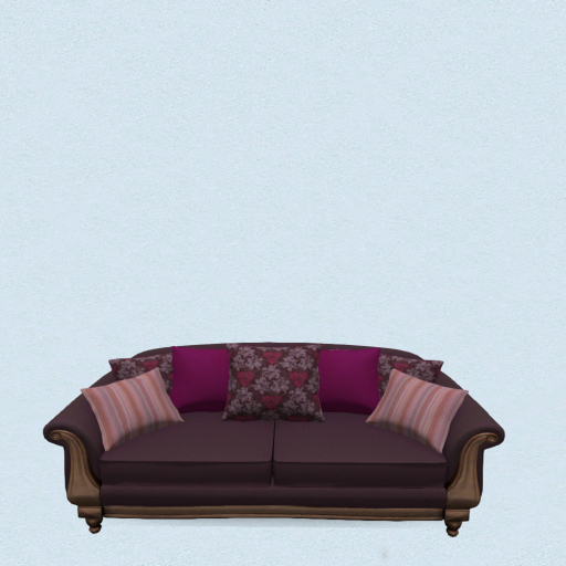 Executive Sofa Burgundy