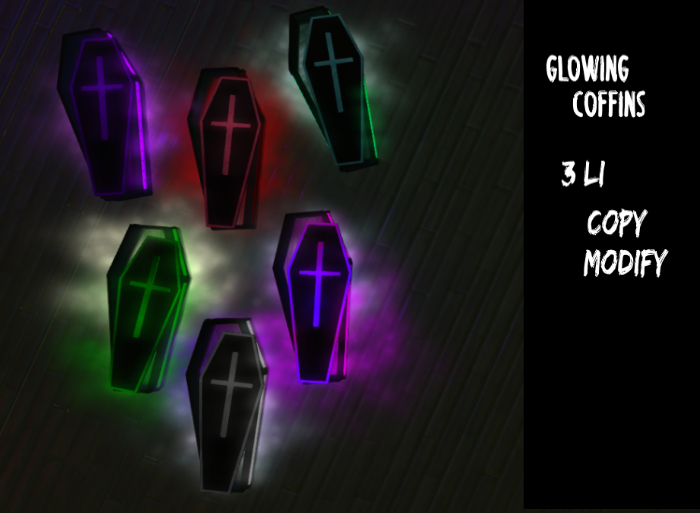 .. Indicax420 .. Halloween Coffin - All Colors