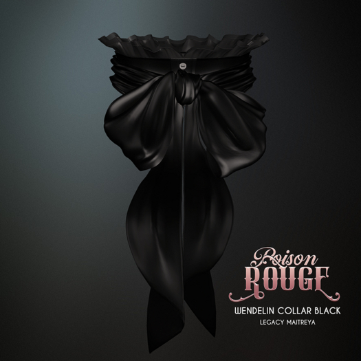 POISON ROUGE Wendelin Collar Black