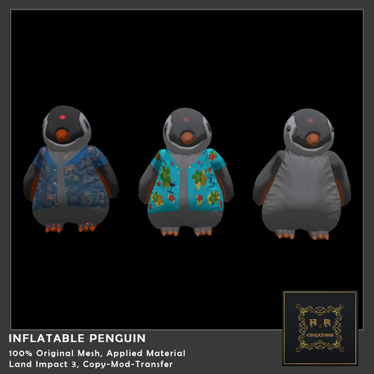 H&R Inflatable Penguin FULL PERM Pack (wear)