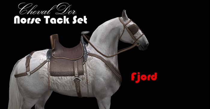 Cheval D'or / TeeglePet Fjord / Norse Warrior Tack Set. [HUD]
