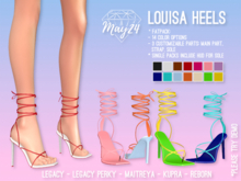 May24 - Louisa Heels - Maitreya, Legacy, Legacy Perky, Inithium Kupra, Ebody Reborn