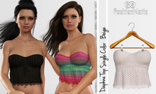 Daphne Top Beige - Maitreya Lara, Lara Petite, Kupra Original, Legacy, Reborn, Juicy - FashionNatic
