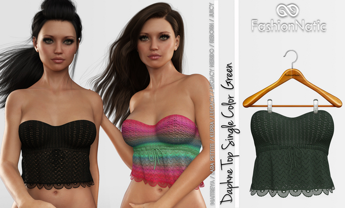 Daphne Top Green - Maitreya Lara, Lara Petite, Kupra Original, Legacy, Reborn, Juicy - FashionNatic