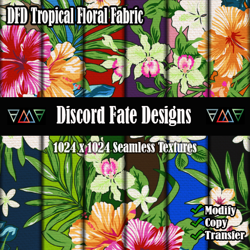 DFD Tropical Floral Fabric
